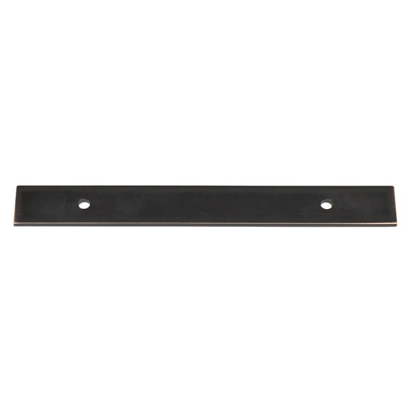 Gliderite Hardware 8-1/2 in. Oil Rubbed Bronze Squared Back Plate 5-1/16 in. Center to Center - 8342-128-ORB 8342-128-ORB-1 - main